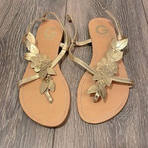 Guess Gold Sandals